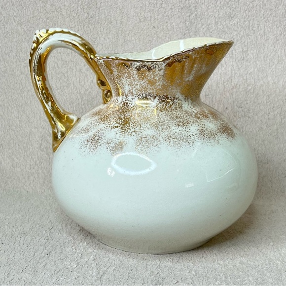 Vintage China Water Pitcher-White/Gold Luster-Classic-French-Traditional-Formal - Picture 3 of 10